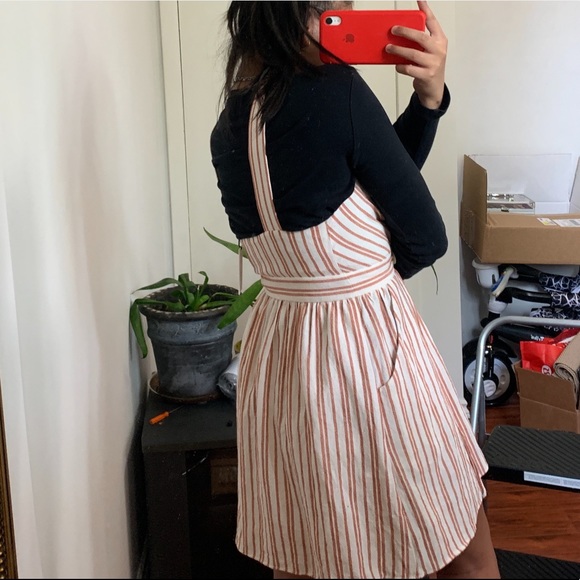 zara striped wrap dress bnwt - Picture 5 of 5